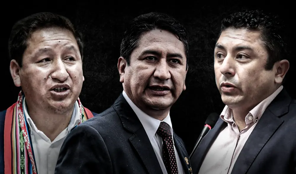 La fiscal Aguilar Solórzano sostiene que Guido Bellido, Guillermo Bermejo y Vladimir Cerrón realizaron actos de obstrucción en setiembre del 2021. Foto: Composición Jazmin Ceras / La República