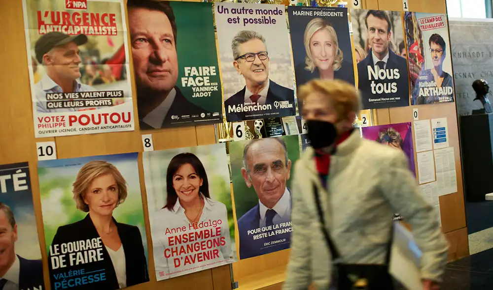 Francia llegó a su momento decisivo, la primera vuelta electoral. Foto: AFP Francia llegó a su momento decisivo, la primera vuelta electoral. Foto: AFP