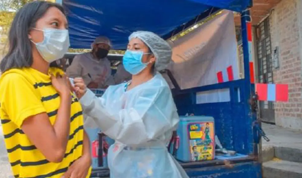 Con el vacunamoto se logró aplicar más de 400 dosis. Foto: Diresa Piura