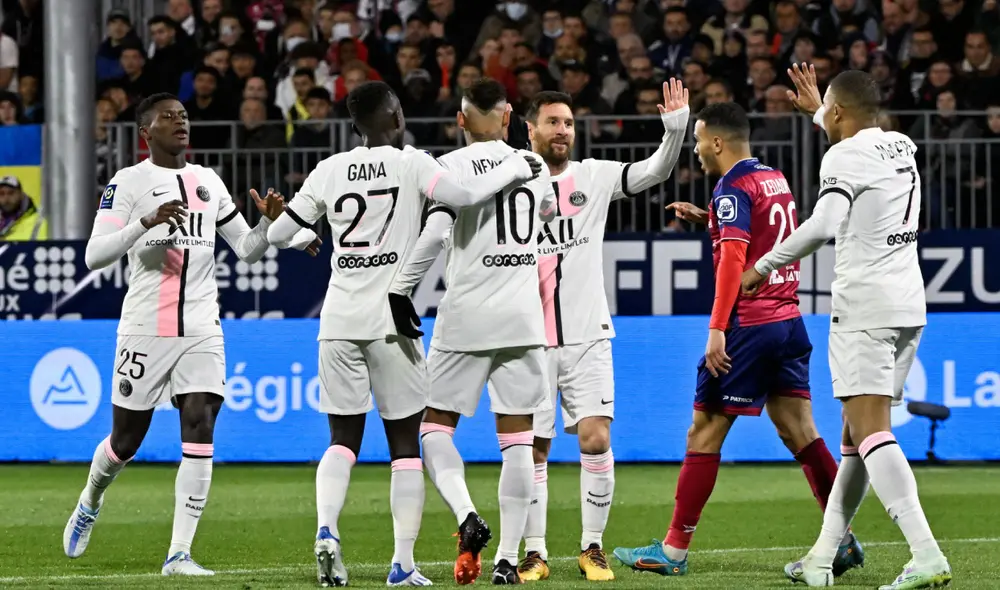 PSG llegó a los 71 puntos en la Ligue 1. Foto: PSG