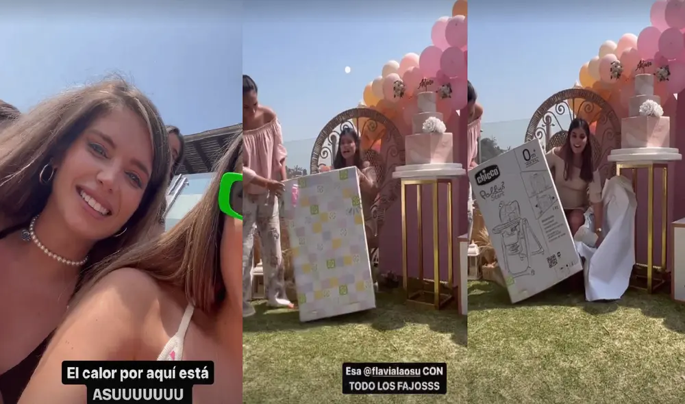 Majo Parodi y sus amigas se sorprenden con regalo de Flavia Laos. Foto: Alessandra Belaunde/Instagram