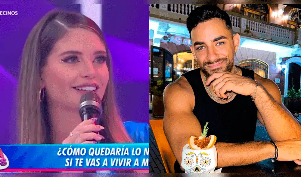 Flavia Laos señala que podría vivir con Austin Palao en algún momento. Foto: composición América TV/Austin Palao-Instagram