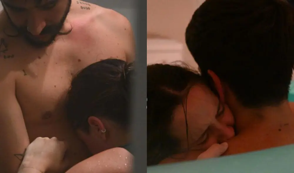 Esfuerzo y apoyo. Camilo acompañó a Evaluna en el arduo proceso del parto. Foto: Instagram