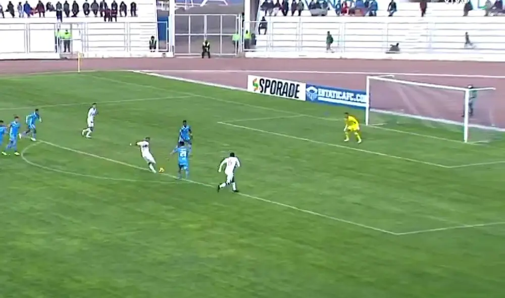 Binacional y Grau juegan en el Guillermo Briceño Rosa-Medina. Foto: captura GolPerú Binacional y Grau juegan en el Guillermo Briceño Rosa-Medina. Foto: captura GolPerú