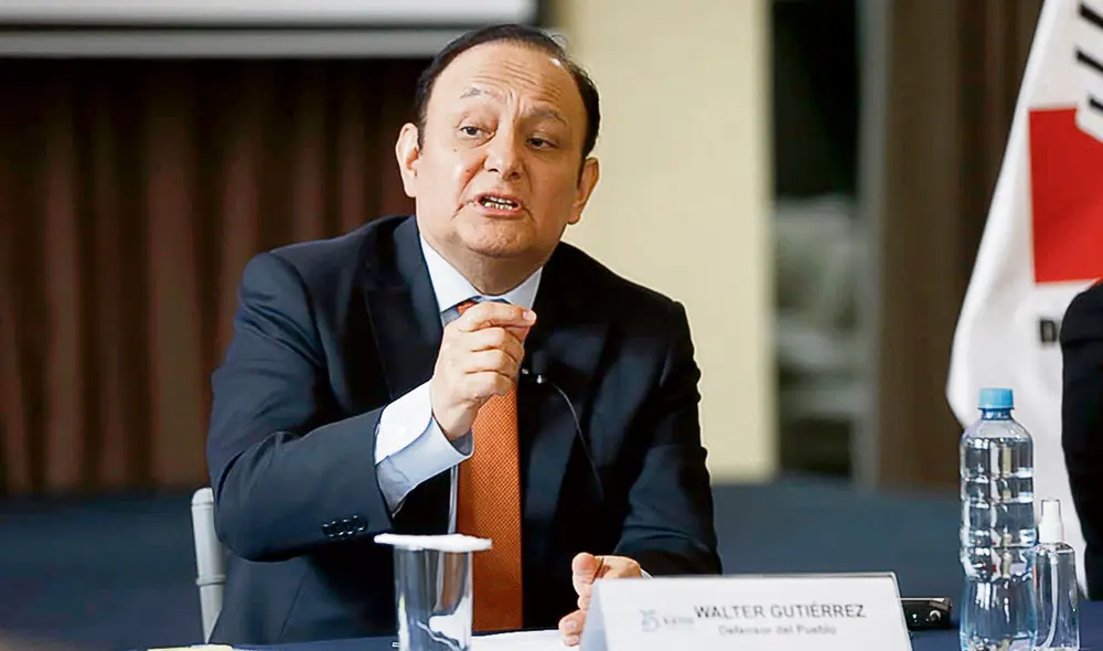 El defensor del Pueblo solicita Pedro Castillo que deje su cargo ante la crisis política. Foto: La República/Marco Cotrina El defensor del Pueblo solicita Pedro Castillo que deje su cargo ante la crisis política. Foto: La República/Marco Cotrina