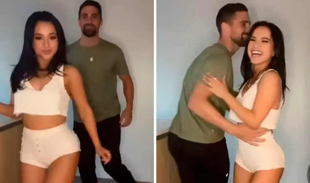 Becky G y su novio demostraron manejar cualquier tipo de ritmo. Foto: captura Instagram