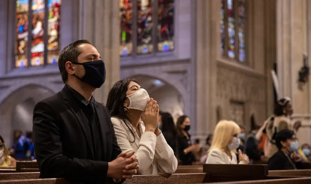 La Semana Santa en los Estados Unidos es una festividad que cuentan con ciertas tradiciones, como misas y vigilias. Foto: AFP