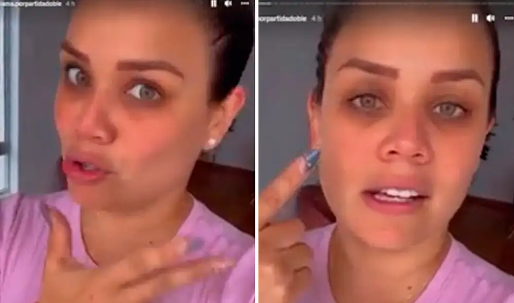 Andrea San Martín y Sebastián Lizarzaburu tuvieron un agitado día de compras. Foto: capturas de Instagram Andrea San Martín y Sebastián Lizarzaburu tuvieron un agitado día de compras. Foto: capturas de Instagram