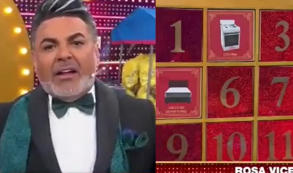 Andrés Hurtado bromea con concursante durante su programa. Foto: captura de Panamericana