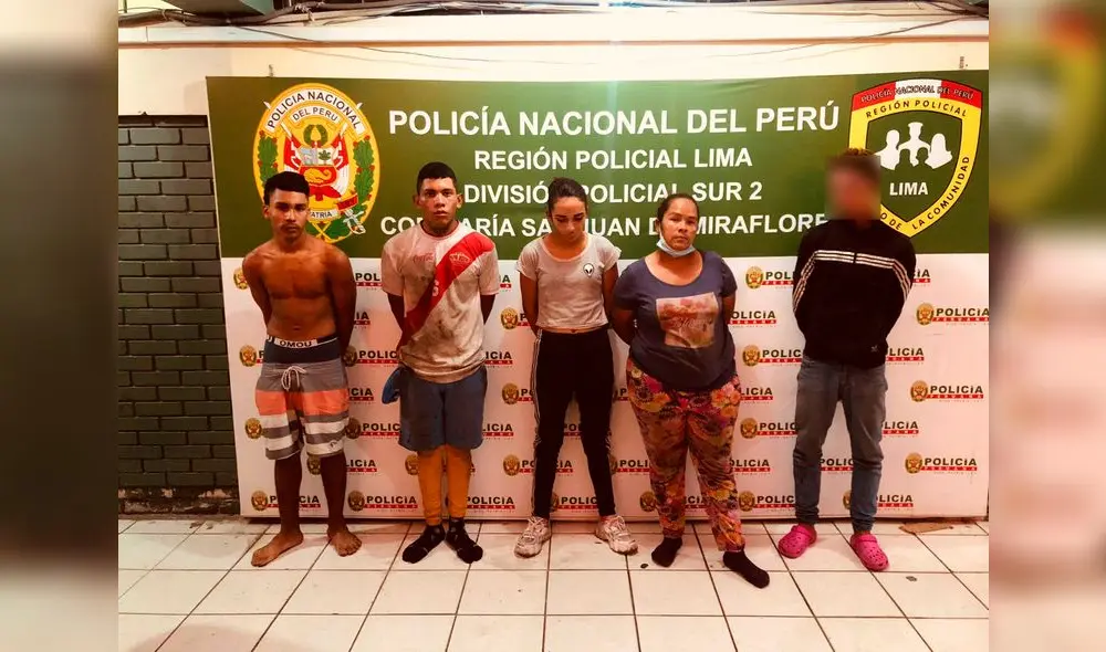 Los capturados serán puestos a disposición al Ministerio Público y procesados por los delitos contra la vida, cuerpo y la salud; violencia y resistencia a la autoridad; y, tráfico ilícito de drogas. Foto: Omar Coca/URPI-LR
