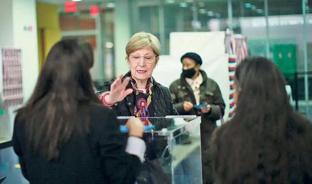 Elecciones. El sábado sufragaron anticipadamente en Estados Unidos. Foto: EFE