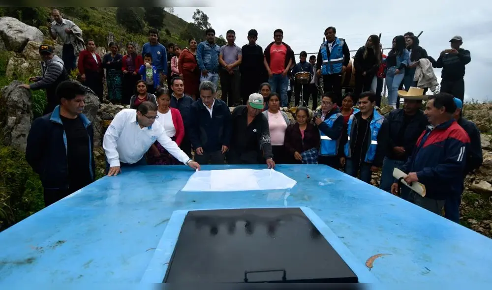 Gobernador Mesías Guevara inauguró infraestructura de riego en Yuracyacu Chota. Foto: Gerencia Sub Regional Chota. Gobernador Mesías Guevara inauguró infraestructura de riego en Yuracyacu Chota. Foto: Gerencia Sub Regional Chota.