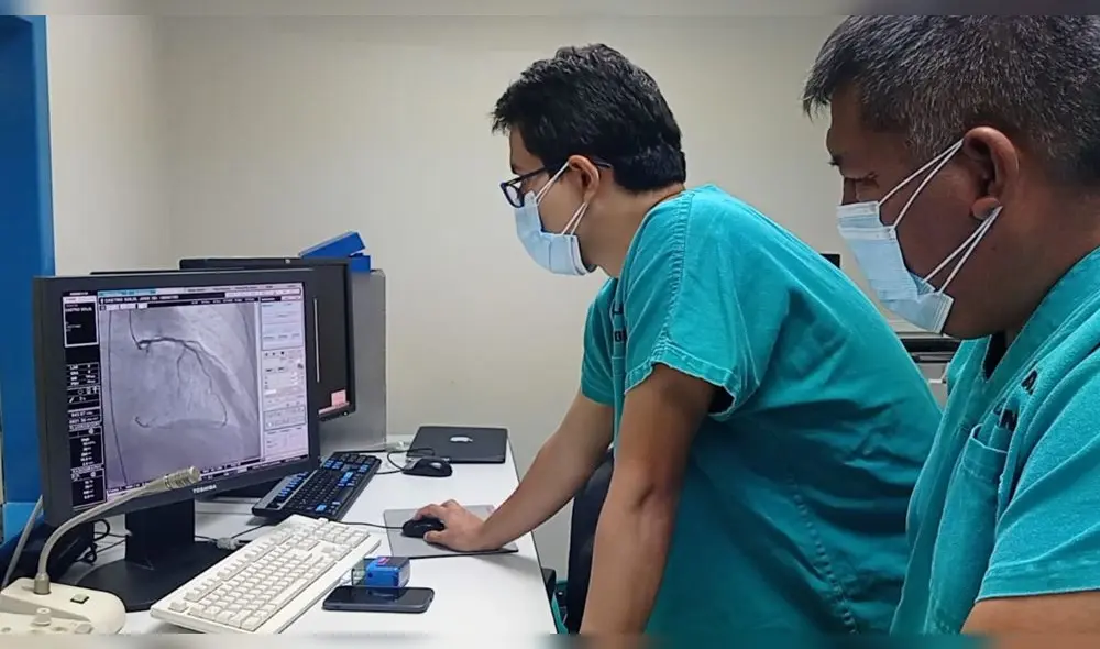 Servicio de Cardiología no detuvo su atención durante la pandemia en el Hospital Almanzor Aguinaga de Chiclayo. Foto: EsSalud. Servicio de Cardiología no detuvo su atención durante la pandemia en el Hospital Almanzor Aguinaga de Chiclayo. Foto: EsSalud.