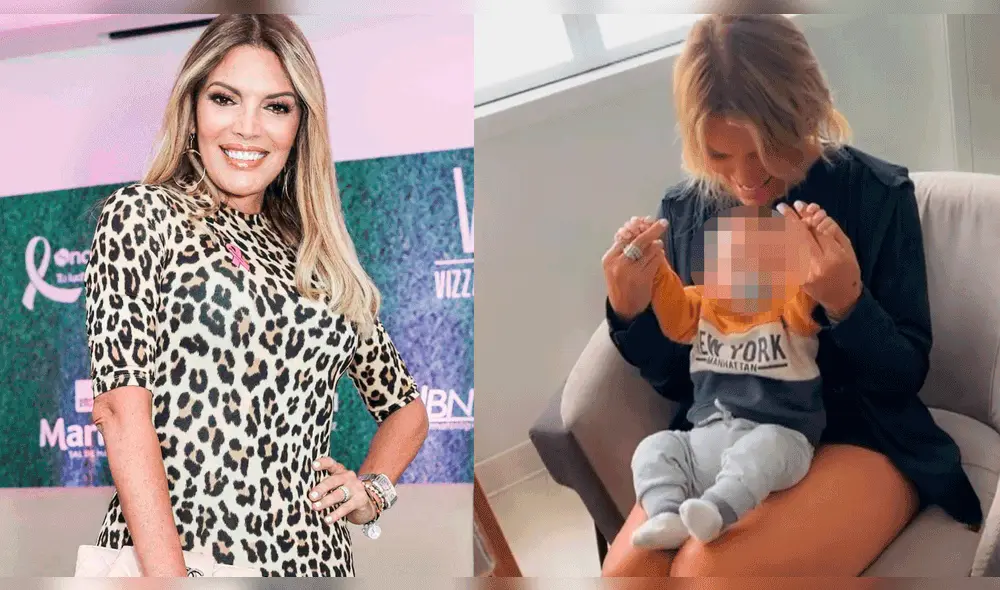 Jessica Newton feliz de compartir momentos con su nieto Milán. Foto: composición Jessica Newton/Instagram Jessica Newton feliz de compartir momentos con su nieto Milán. Foto: composición Jessica Newton/Instagram