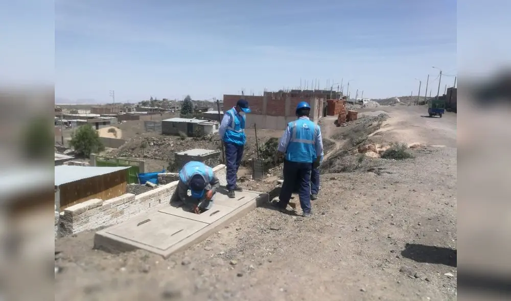 Inspección se concretó en asociación situada en el cono norte de Arequipa. Foto: Sedapar
