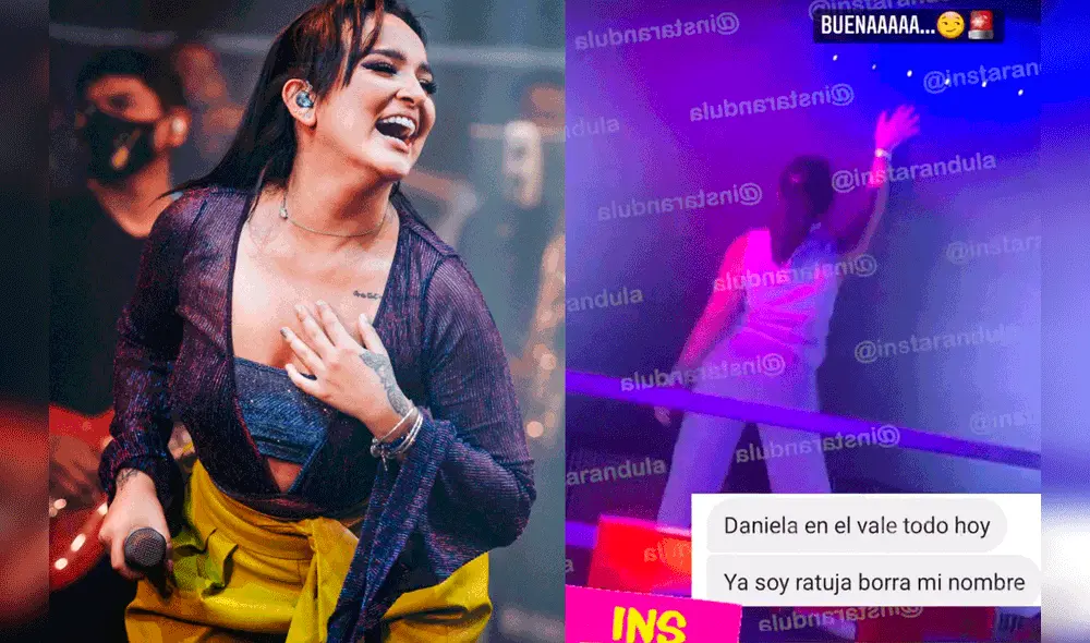Daniela Darcourt deslumbró en la pista de baile de conocida discoteca tras hacer el challenge de "Envolver". Foto: composición Instagram/Daniela Darcourt/Instarándula