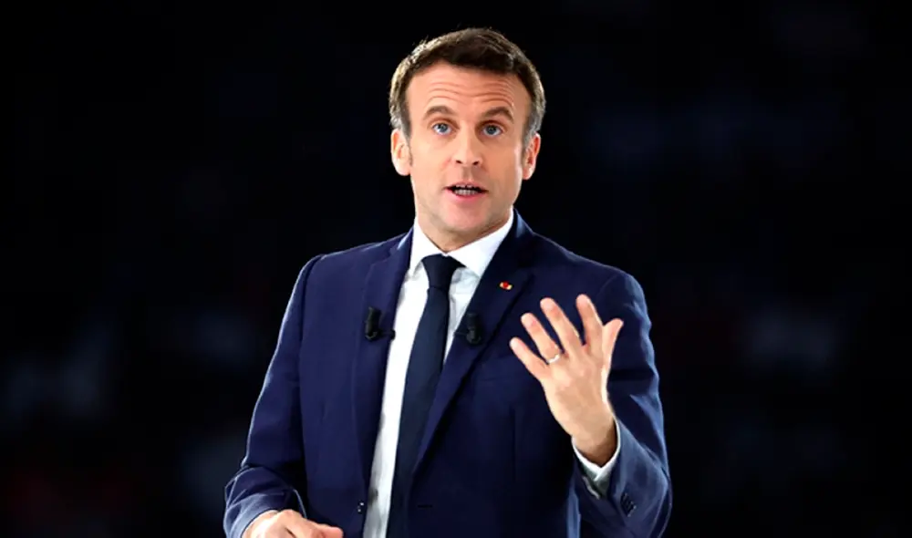 “Quiero tender la mano a todos aquellos que quieren trabajar por Francia", expresó  el mandatario saliente, Emmanuel Macron. Foto: AFP