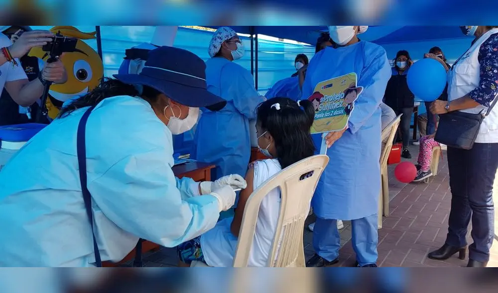 Este fin de semana, la campaña de inmunización se llamó Vacuna Kids. Foto: URPI/Wilder Pari