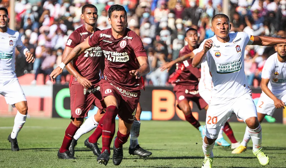 Universitario vs. Ayacucho FC: Minzum Quina anotó el gol de los zorros de tiro libre. Foto: @Universitario