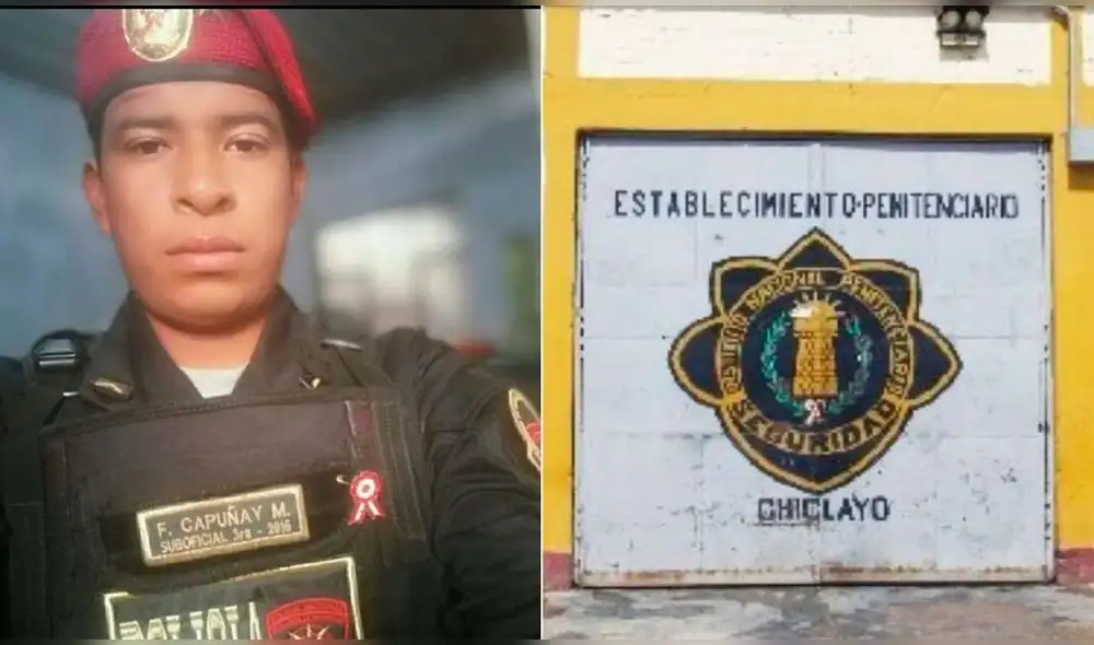 Policía afrontará prisión preventiva en el penal de Chiclayo. Foto: Composición La República