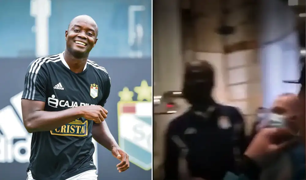 Mosquera llegó a Sporting Cristal este 2022. Foto: composición/Sporting Cristal/captura de Glorioso Celeste