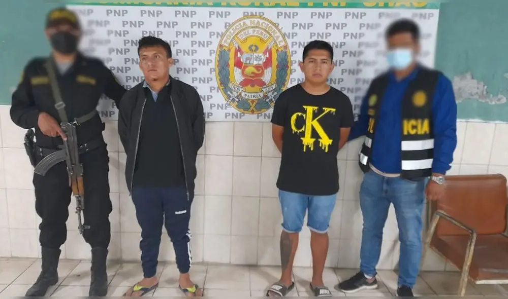 Los sujetos ‘Orejas’ y ‘Cabeshana’ huyeron en una camioneta guinda. Foto: PNP Los sujetos ‘Orejas’ y ‘Cabeshana’ huyeron en una camioneta guinda. Foto: PNP