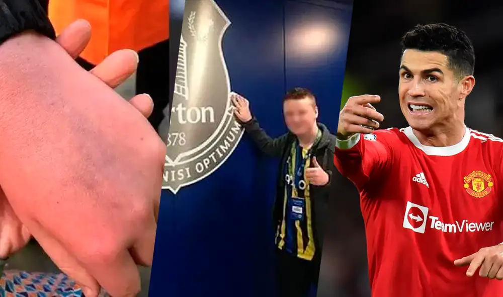 Cristiano Ronaldo se mostró violento contra un menor de edad. Foto: composición GLR/EFE/Facebook Cristiano Ronaldo se mostró violento contra un menor de edad. Foto: composición GLR/EFE/Facebook