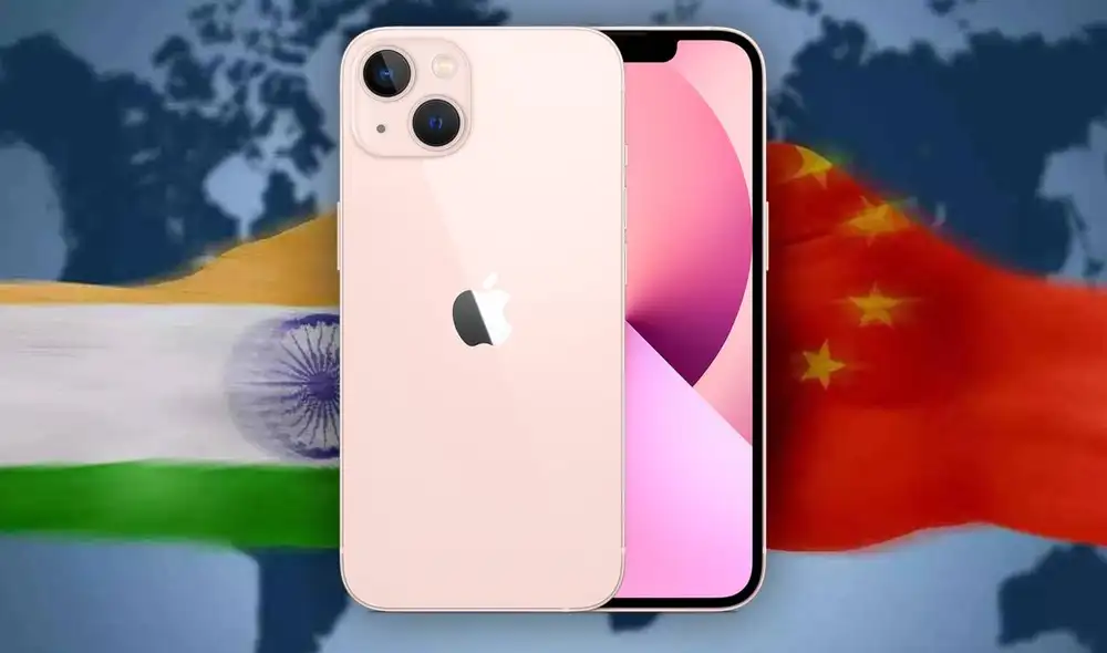 En China se produjo el 95,3% de la producción global de Apple en 2021, y en Cupertino están decididos a dejar esa dependencia. Foto: PiPaNews/composición