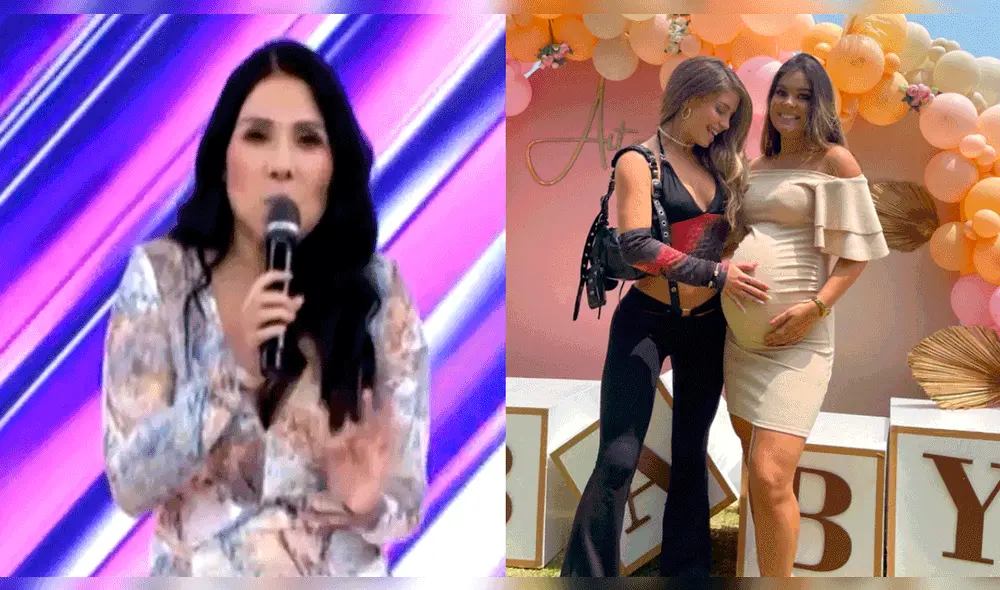 Tula Rodríguez criticó el look de Flavia Laos en el baby shower de Majo Parodi. Foto: composición captura de América TV/Flavia Laos-Instagram