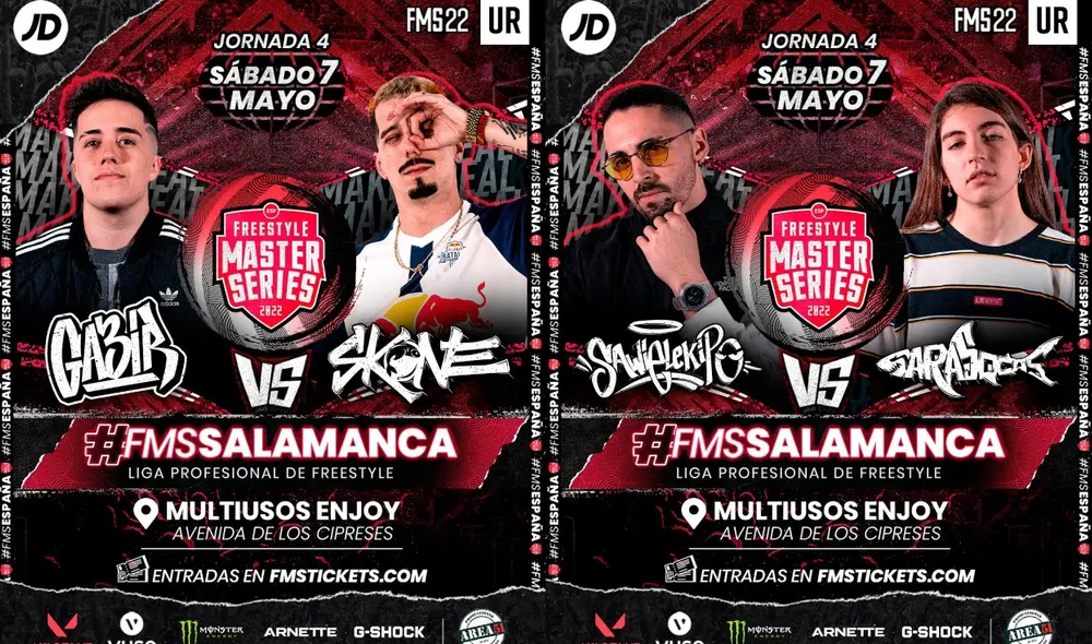 La FMS España hizo público dos de los seis cruces que se darán en la fecha 4. Foto: FMS España