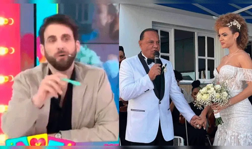 Rodrigo González opinó de la tercera boda de Mauricio Diez Canseco. Foto: composición Willax TV/Lisandra Lizama/Instagram