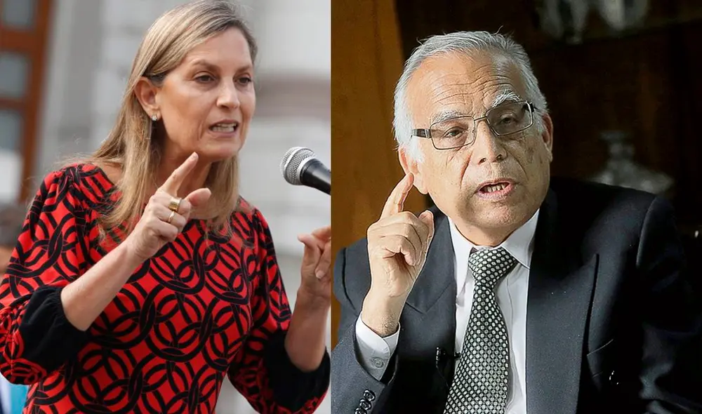 La titular del Parlamento indicó que "como siempre" el primer ministro tiene un "discurso de división y desunión". Foto: Carlos Félix / Gerardo Marín - La República