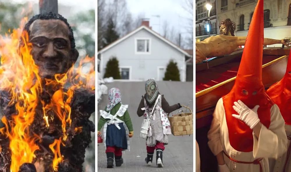 Revisa estas datos desconocidos que diversos países realizan para celebrar la Semana Santa, desde el Domingo de Ramos hasta el Domingo de Resurrección. Foto: composición/ NodalCutlura/ The Objective/ Romero A./ Flickr