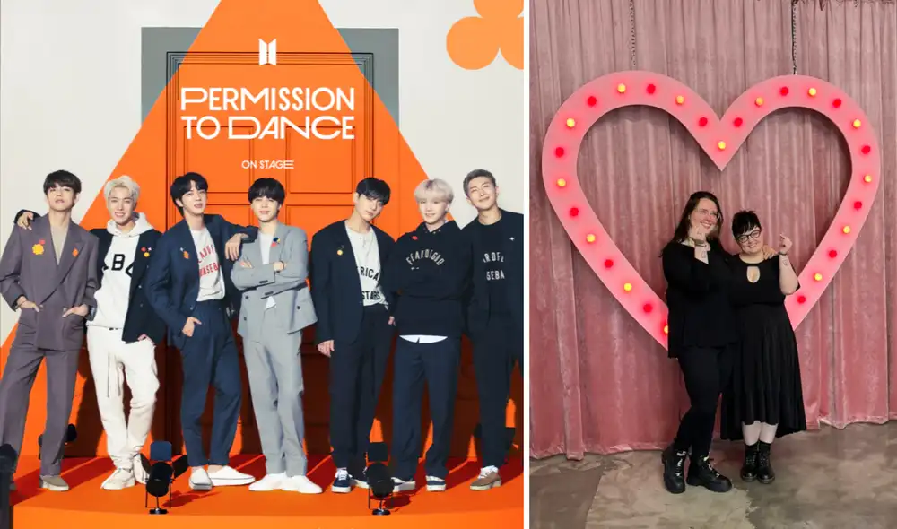 Boda de ARMY tras el concierto de BTS en Las Vegas conmovió a los fans y se volvió viral en redes. Foto: composición La República / BIGHIT / Twitter @minyoonzie