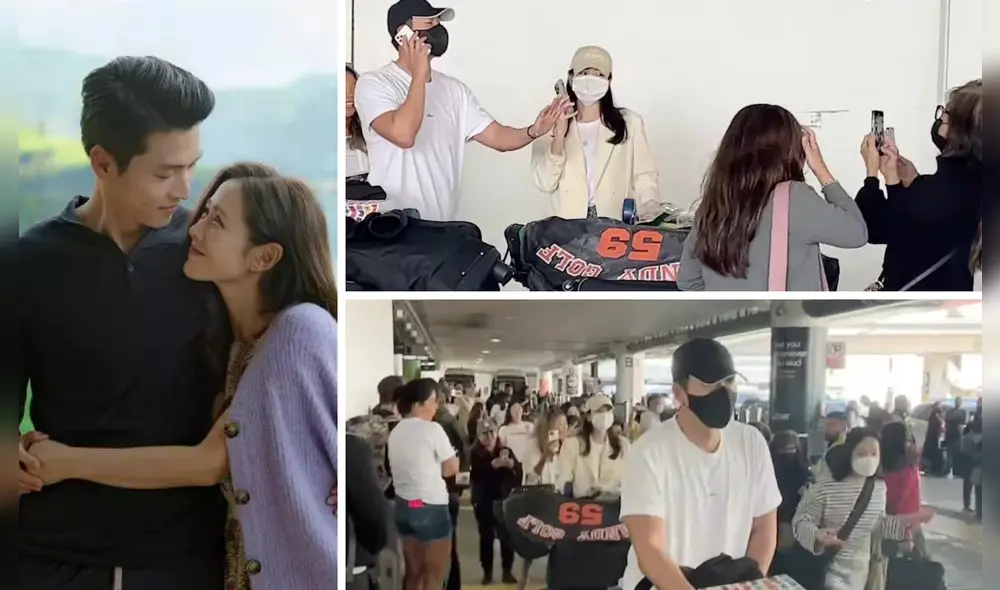 Hyun Bin y Son Ye Jin continúan su historia de amor en la luna de miel. Foto composición/capturas YouTube