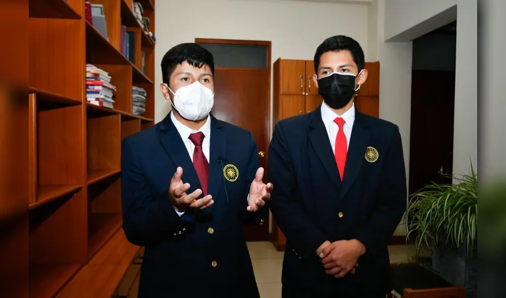 Arequipa. Rafael Medina Ramírez y Erick Arizaca Machaca ganaron concurso en España. Foto: GRA