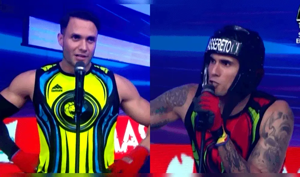 Esto es guerra: Fabio Agostini y Gino Assereto tuvieron un fuerte intercambio de palabras en vivo. Foto: composición captura de América TV Esto es guerra: Fabio Agostini y Gino Assereto tuvieron un fuerte intercambio de palabras en vivo. Foto: composición captura de América TV