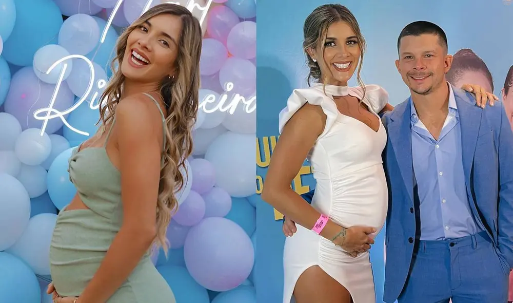 Korina Rivadeneira y Mario Hart emocionados por convertirse en padres por segunda vez. Foto: composición/ Instagram