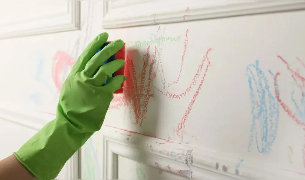 Las marcas de crayolas no son difíciles de sacar. Foto: mejorconsalud