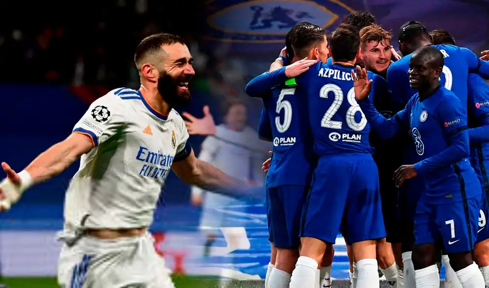 Real Madrid vs. Chelsea juegan los cuartos de final en el Santiago Bernabéu. Foto: composición Real Madrid vs. Chelsea juegan los cuartos de final en el Santiago Bernabéu. Foto: composición
