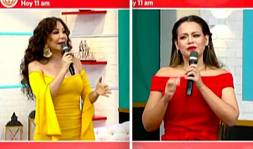 “He venido para decir que, por favor, entiendan si no quiero opinar", aseveró Flor Polo. Foto: captura América TV. “He venido para decir que, por favor, entiendan si no quiero opinar", aseveró Flor Polo. Foto: captura América TV.