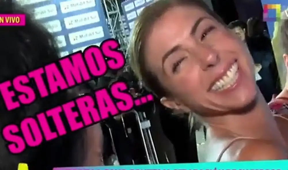 Fiorella Cayo asistió a la alfombra roja de la película "No me llames solterona 2".  Foto: captura Willax TV