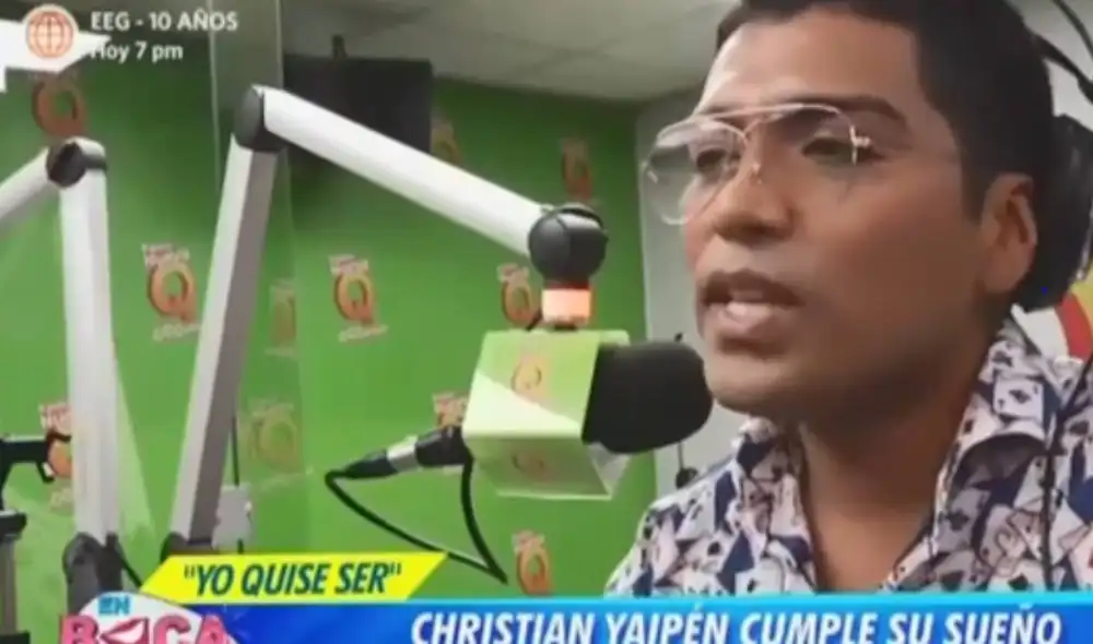 Christian Yaipén contó difícil momento de su vida en "En boca de todos". Foto: captura América TV