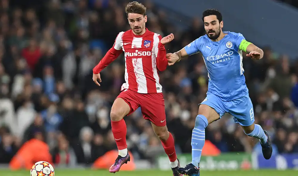 Atlético Madrid vs. Manchester City por un boleto a semifinales. Foto: AFP Atlético Madrid vs. Manchester City por un boleto a semifinales. Foto: AFP