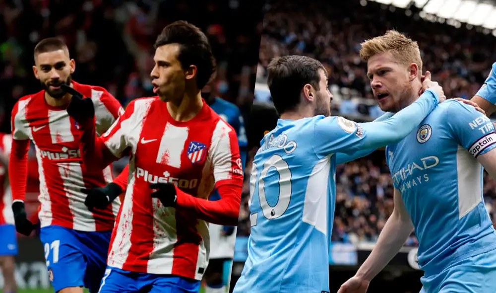 Atlético Madrid perdió 1-0 ante Manchester City en la ida de los cuartos de final por Liga de Campeones. Foto: composición GLR/EFE Atlético Madrid perdió 1-0 ante Manchester City en la ida de los cuartos de final por Liga de Campeones. Foto: composición GLR/EFE