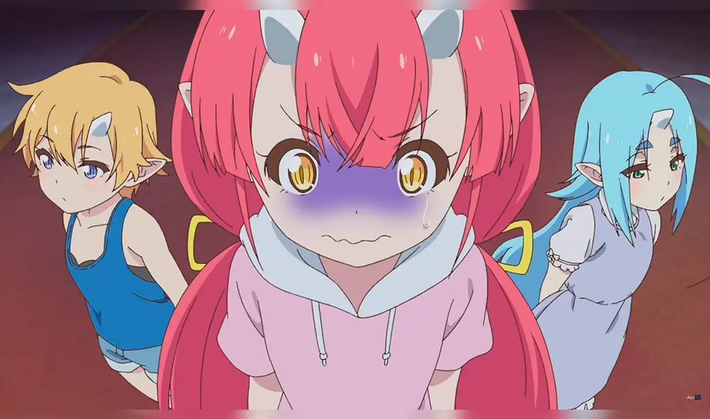 Tsuyukasa, Himawari y Tsutsuji, los tres personajes principales de "Onipan!". Foto: Wit Studio