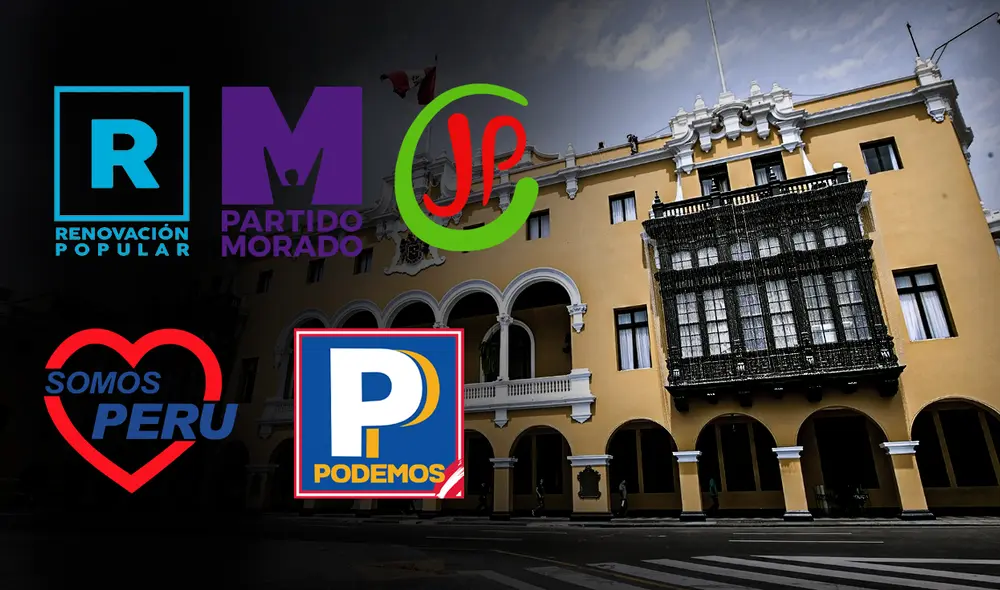 Son 13 organizaciones políticas que participarán en los comicios para la alcaldía de Lima. Foto: composición de Jazmín Ceras / La República