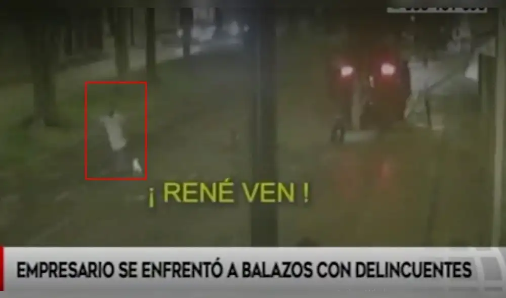 La víctima fue trasladada al Hospital de Emergencia Casimiro Ulloa. Foto: captura América.