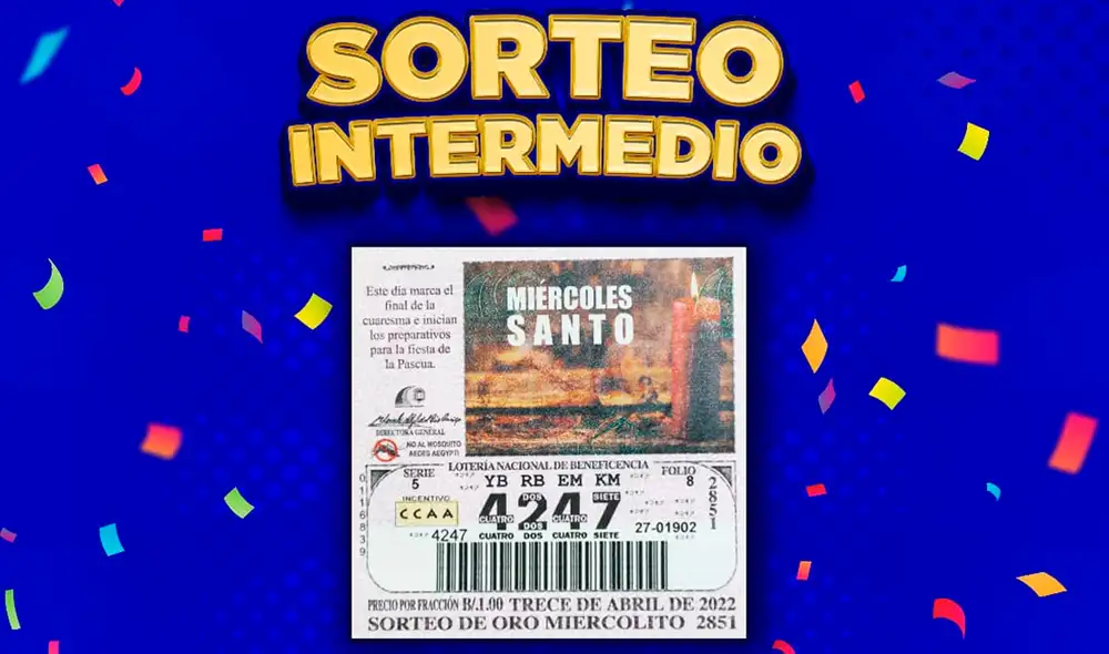 Lotería Nacional de Panamá: Lotería de hoy, miércoles 13 de abril, Telemetro en VIVO el sorteo miercolito y Sorteo Dominical. Foto: captura - Twitter