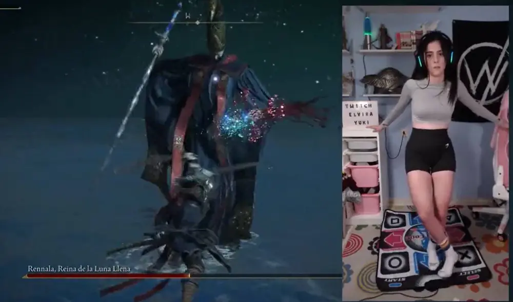 ¿La superarías? Esta popular y habilidosa streamer ha llegado más lejos que muchos en Elden Ring, y solo usando sus pies. Foto: YouTube